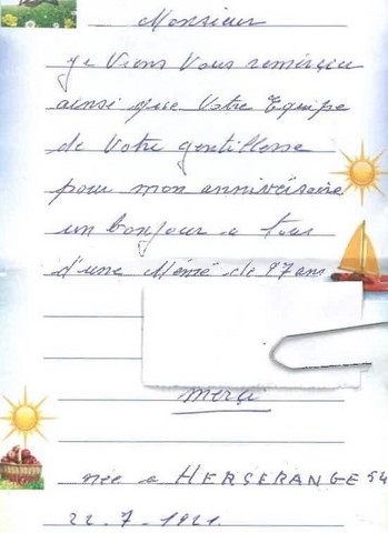 Témoignages clients ASSOH L'ORANGERIE